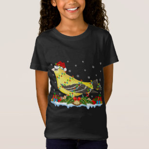 Camiseta Finches La Familia Lover Que Coincide Con Santa Ha