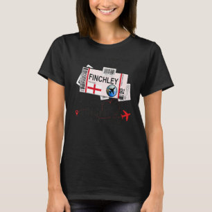 Camiseta Finchley Chica Finchley Boarding Pass Finchley
