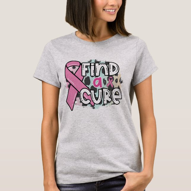 Camiseta Find a Cure - Breast Cancer Awareness (Anverso)