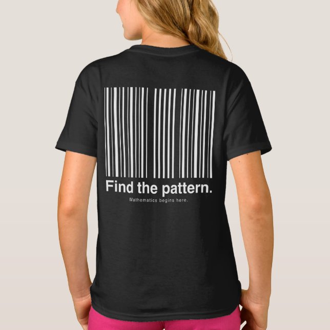 Camiseta Find_the_pattern (Reverso)