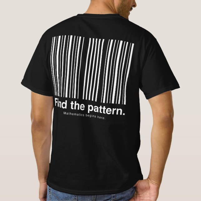 Camiseta Find_the_pattern (Reverso)