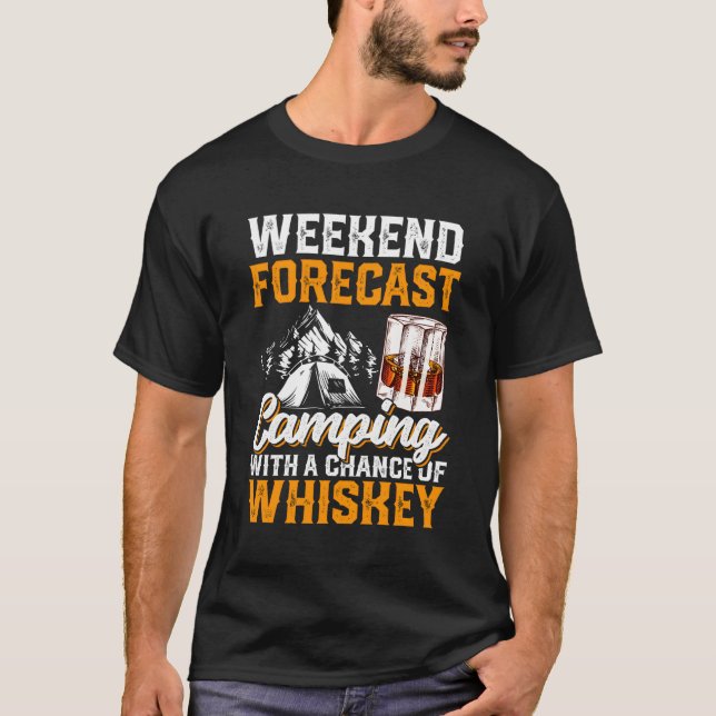 Camiseta Fines De Semana Pronóstico Camg Con Posibilidad De (Anverso)