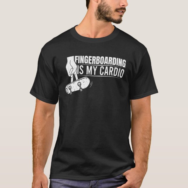 Camiseta Fingboard Skateboarding Tr (Anverso)