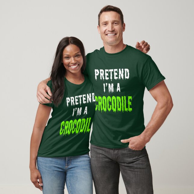 CAMISETA FINGE QUE SOY UN COCODRILO (Unisexo)