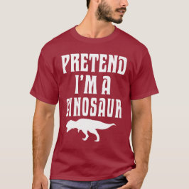 Camiseta Finge que soy un dinosaurio