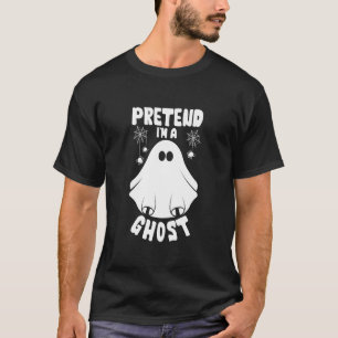 Camiseta Finge que soy un fantasma divertido Halloween 2025