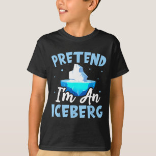 Camiseta Finge Que Soy Un Iceberg Disfraz Divertido Hallowe