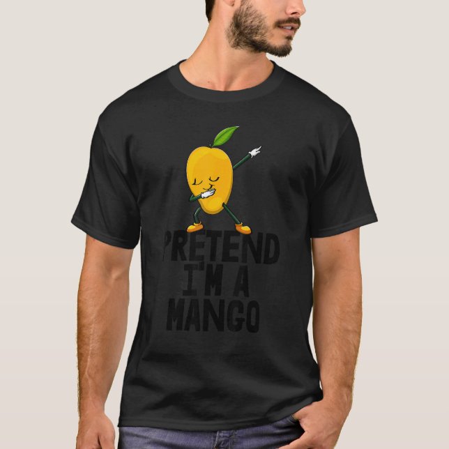 Camiseta Finge que soy un mango haciendo dabbing divertido  (Anverso)