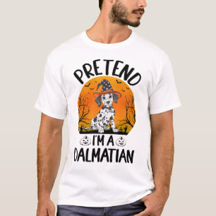 Camiseta Finge que soy un perro dálmata Halloween (3)