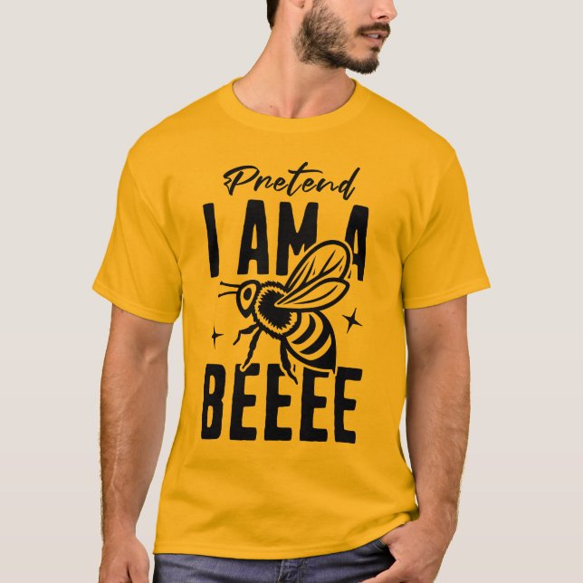 Camiseta Finge que soy una abeja (Anverso)