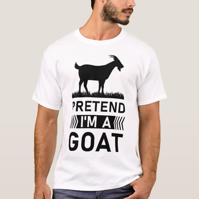 Camiseta Finge que soy una cabra (Anverso)
