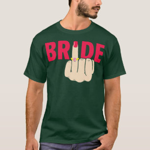 Camiseta Finger de anillo femenino Bachelorette Diseño Dedo