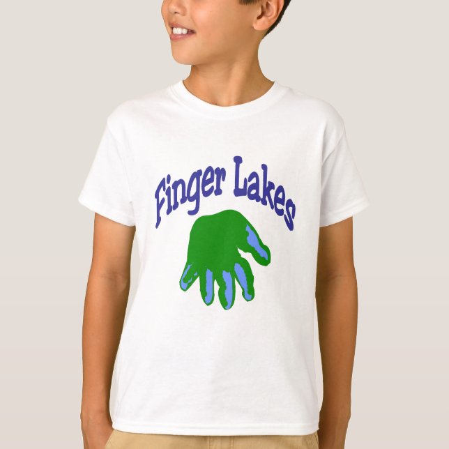 Camiseta Finger Lake Personalizado (Anverso)