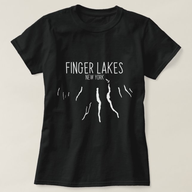 Camiseta Finger Lakes New York Pullover Hoodie (Diseño del anverso)