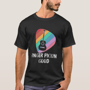 Camiseta Finger Pickin Good Gracioso Guitarista Guitarista 