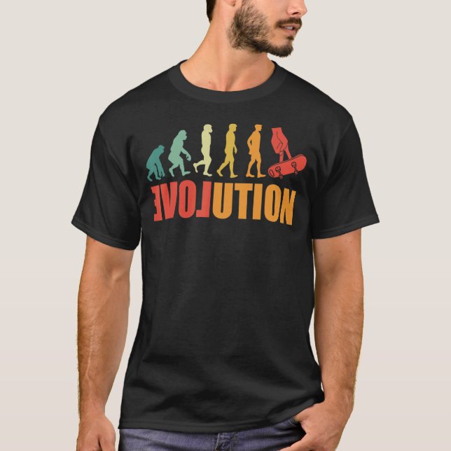 Camiseta Fingerboard Evolution Finger Skateboarding Fingerb (Anverso)