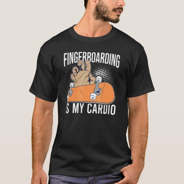 Camiseta Fingerboard Finger Skateboarding Fingerboarding Tr (Anverso)