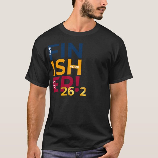 Camiseta Finisher de NYC 26.2 | Marathon Runner (Anverso)