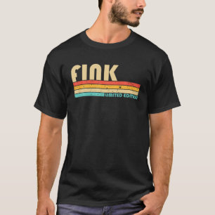 Camiseta FINK Surname Funny Retro Vintage 80S 90S Cumpleaño