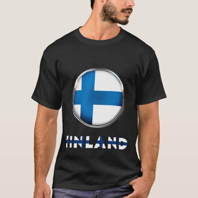 Camiseta FINLAND especial Black (Anverso)