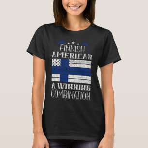 Camiseta Finlandés American A Ganadora Combinación Finlandi