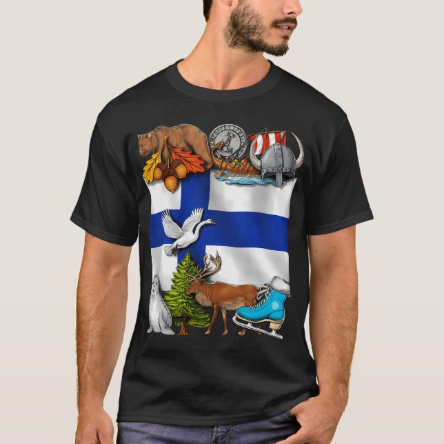 Camiseta Finlandia (Anverso)