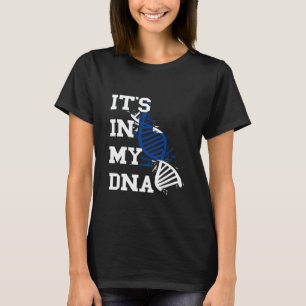 Camiseta Finlandia está en mi Molécula de ADN Finlandés raí