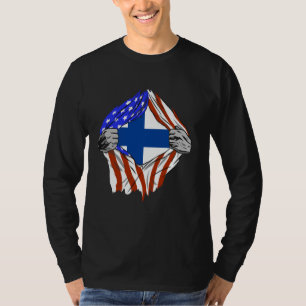 Camiseta Finlandia Estados Unidos Finn América Chest Finni 