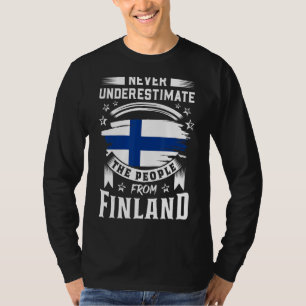 Camiseta Finlandia Finlandesa Para Hombres Sisu Lapland Kid