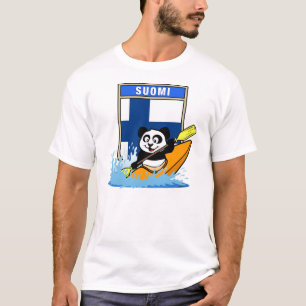 Camiseta Finlandia Kayaking Panda
