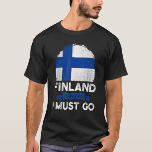 Camiseta Finlandia llama, debo ir a la raíz del patrimonio