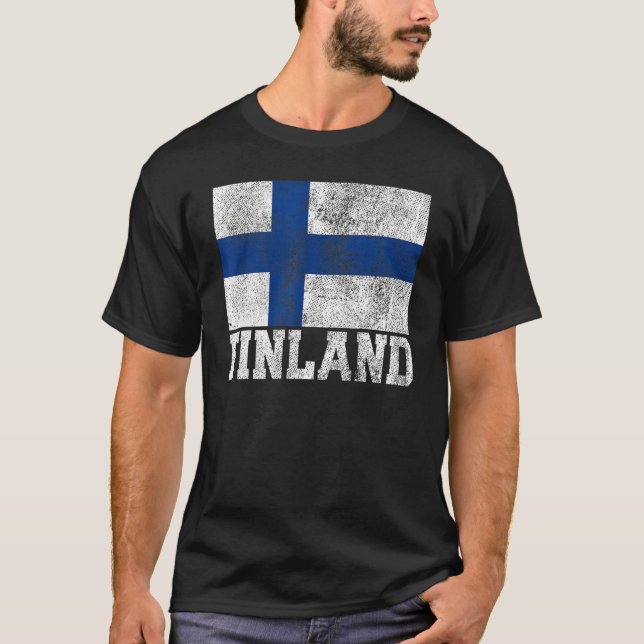 Camiseta Finlandia Orgullo de la Bandera Raíces País Nat (Anverso)