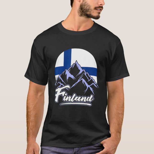 Camiseta Finlandia Para Mujeres Lapp Finlandia Hombres Sisu (Anverso)