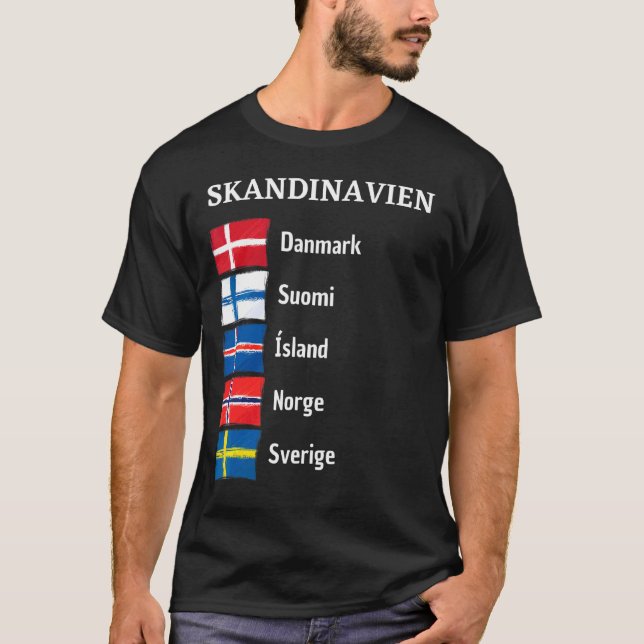 Camiseta Finlandia Suecia Noruega Svergie Suomi Islandia Sc (Anverso)