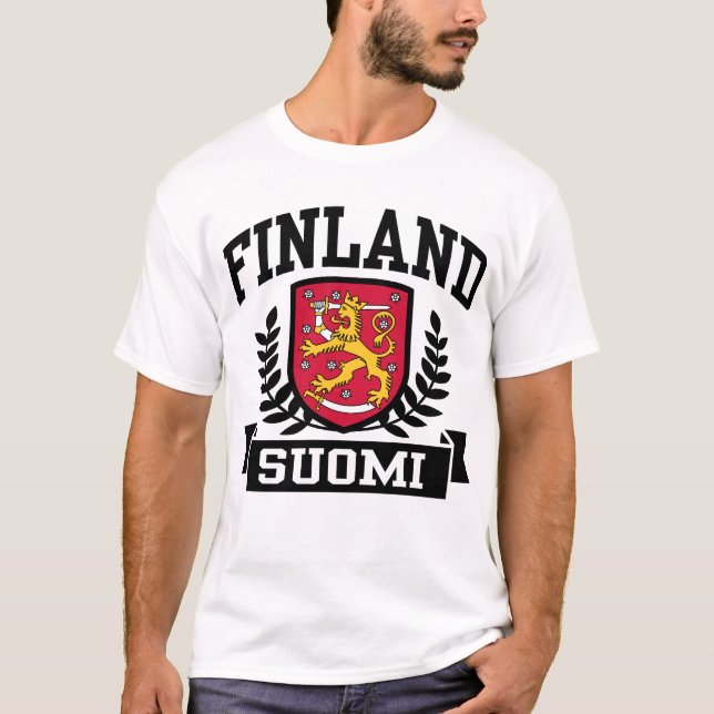 Camiseta Finlandia Suomi (Anverso)