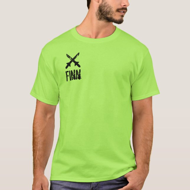 Camiseta Finn personalizado T-Shirt (Anverso)