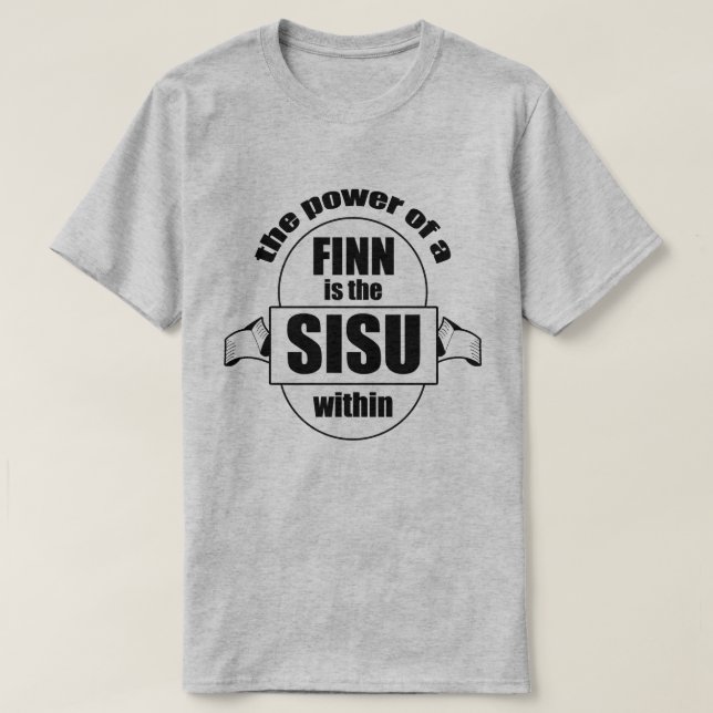 Camiseta Finn Power Hombre de SISU (Diseño del anverso)