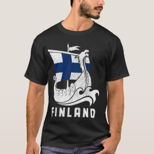 Camiseta Finn Suomi Sisu Souven, Bandera Finlandesa Víctima