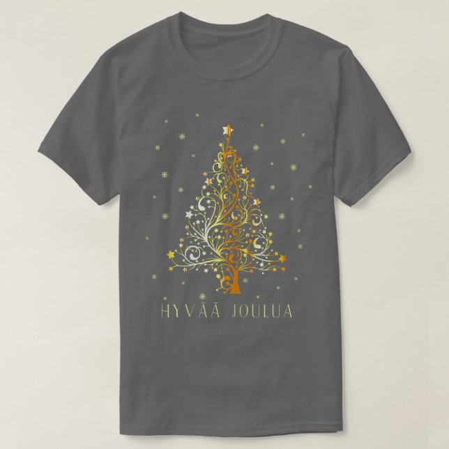 Camiseta Finnish Christmas Tree Finland Ornament Decoration (Diseño del anverso)