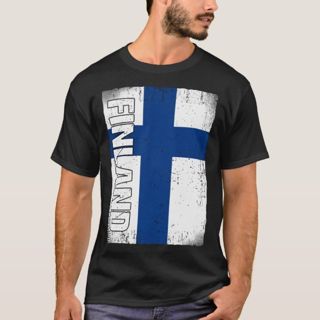 Camiseta Finnish Flag Finland (Anverso)