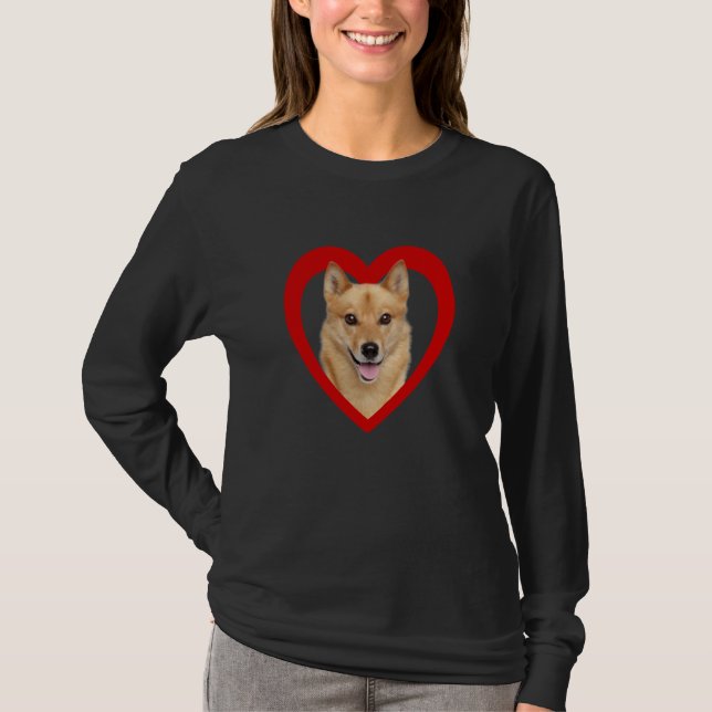 Camiseta Finnish Spitz Dog  Dog Heart   Finnish Spitz  1 (Anverso)