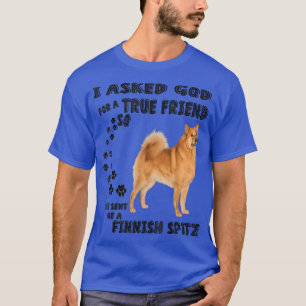 Camiseta Finnish Spitz Quote Mom Dad Costume, Cute Finsk Sp