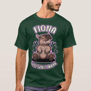 Camiseta Fiona El Equipo De Animales Hippo Espíritu Fiona B