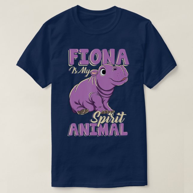 Camiseta Fiona Es Mi Bebé Animal Hippo Hipopótamo (Diseño del anverso)
