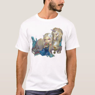 Camiseta Fiona y el caballo de la hada de la fantasía de l