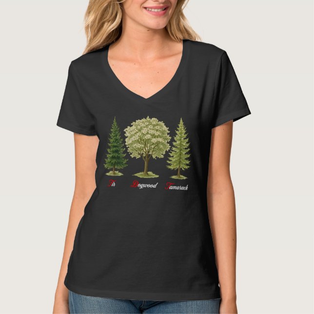 Camiseta fir dogwood tamarack (Anverso)