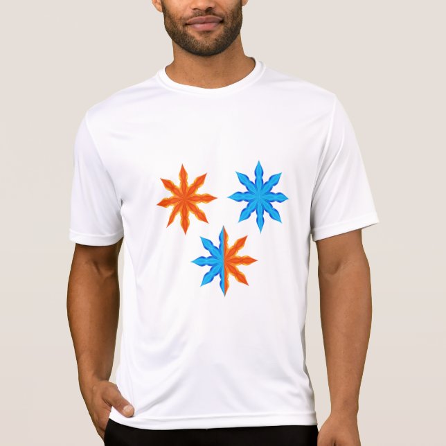 Camiseta Fire and Ice Eight Point Stars (Anverso)