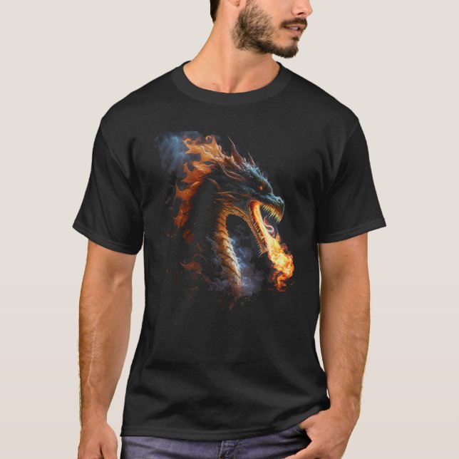 Camiseta Fire Dragon Artwork (Anverso)