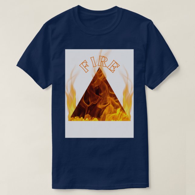 Camiseta Fire Element Symbol (Diseño del anverso)