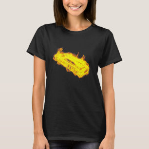Camiseta Fire Harmonica flama músico jugador de Harmonica